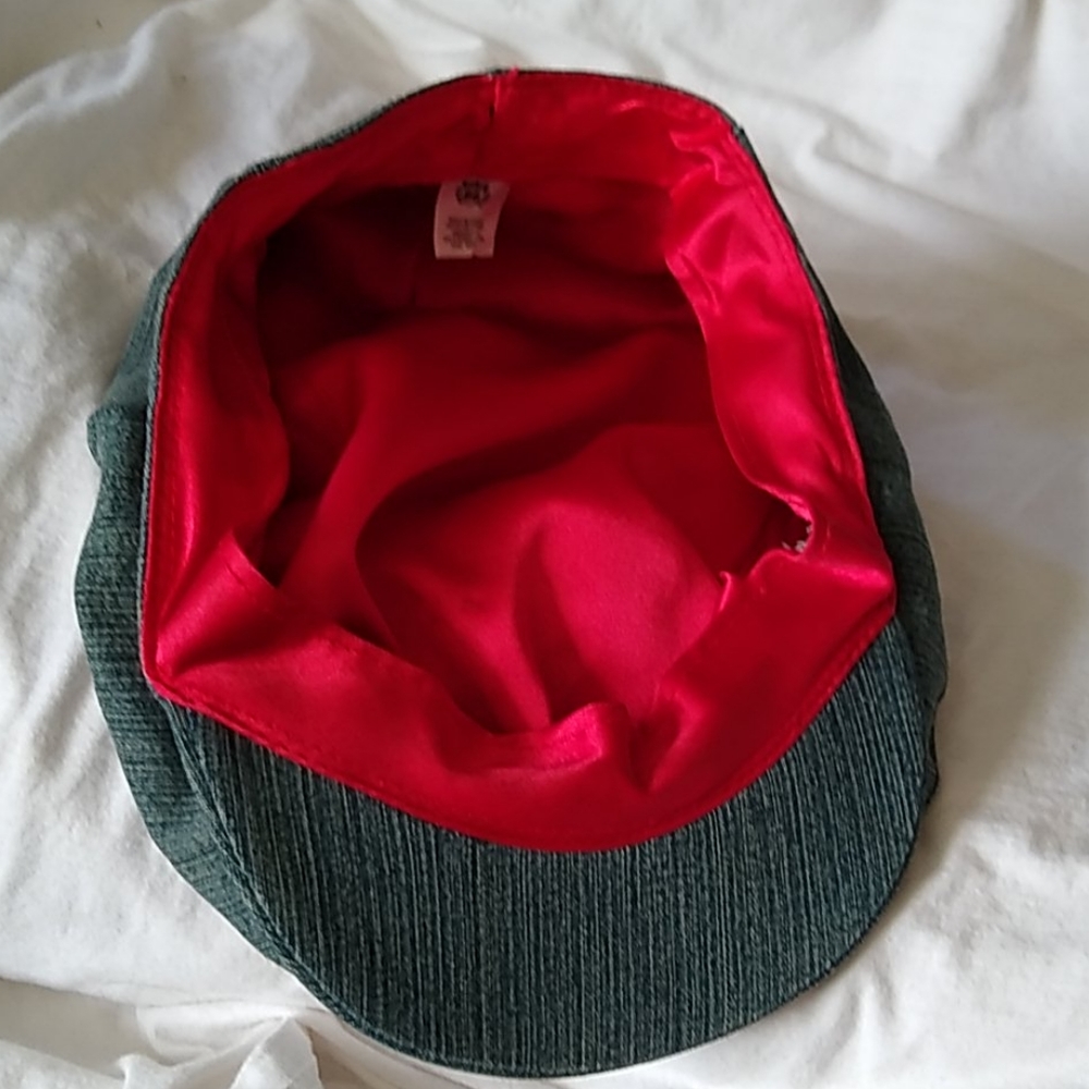 Women's button down flat cap - Picture 3 of 5